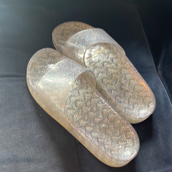 Jelly slides / slip-ons; sparkly - Picture 2 of 4